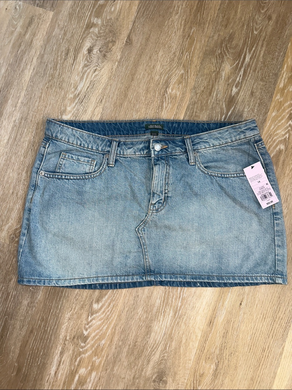 Denim Mini Skirt